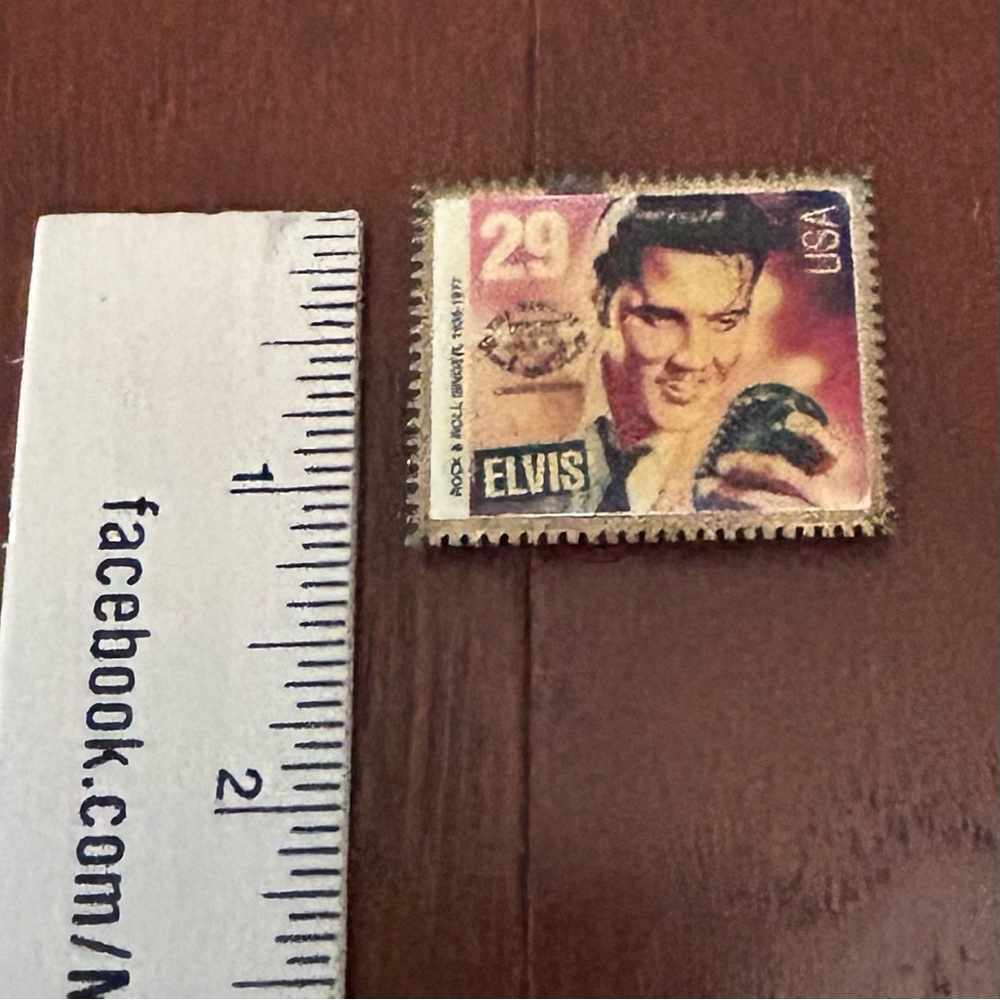 Vintage 1993 Elvis Presley 29¢ Stamp Fridge Magnet USPS Commemorative Magnet - Picture 6 of 8